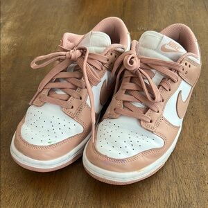 Nike Women's Dunk Low Sneakers (white/rose whisper)